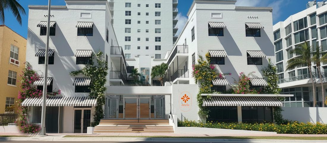 Amelia Hotel on Collins Avenue, South Beach — commercial remodeling by Mosada LLC
